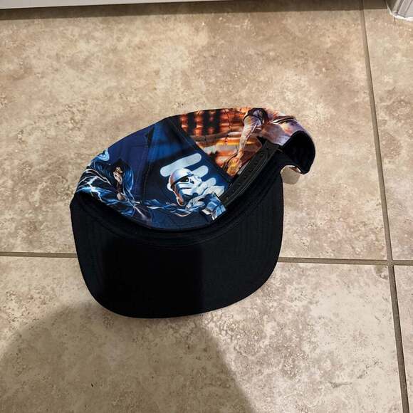 Star Wars Rebel Imperial Logos Split Snapback Hat - Picture 3 of 4